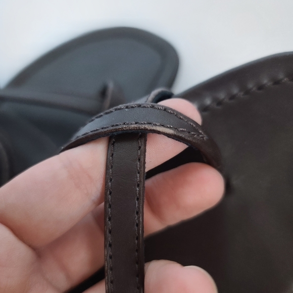 Marion Parke | Harvey Strappy Sandals in Chocolate Brown Lux Calf Size 7 - Picture 9 of 15